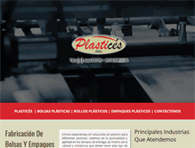 Tablet Screenshot of plastices.com